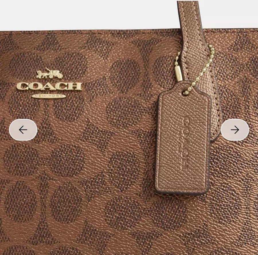 حقيبه كوتش Fiona Zip Tote Bag