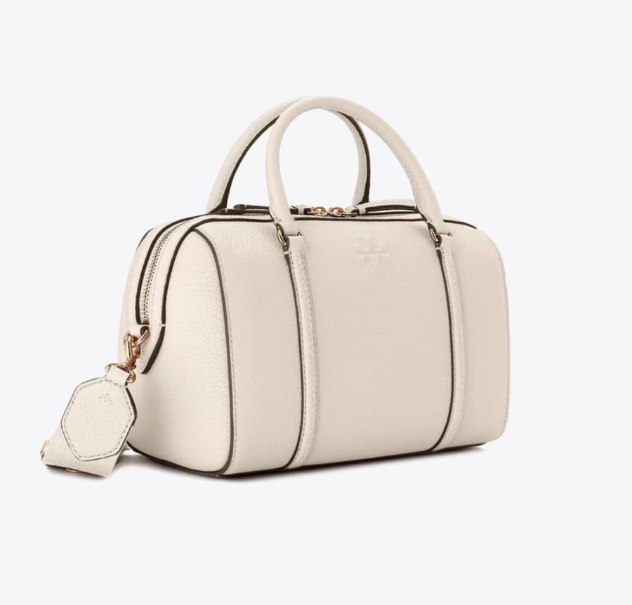 حقيبه توري بورش الحجم الكبير THEA LEATHER SATCHEL