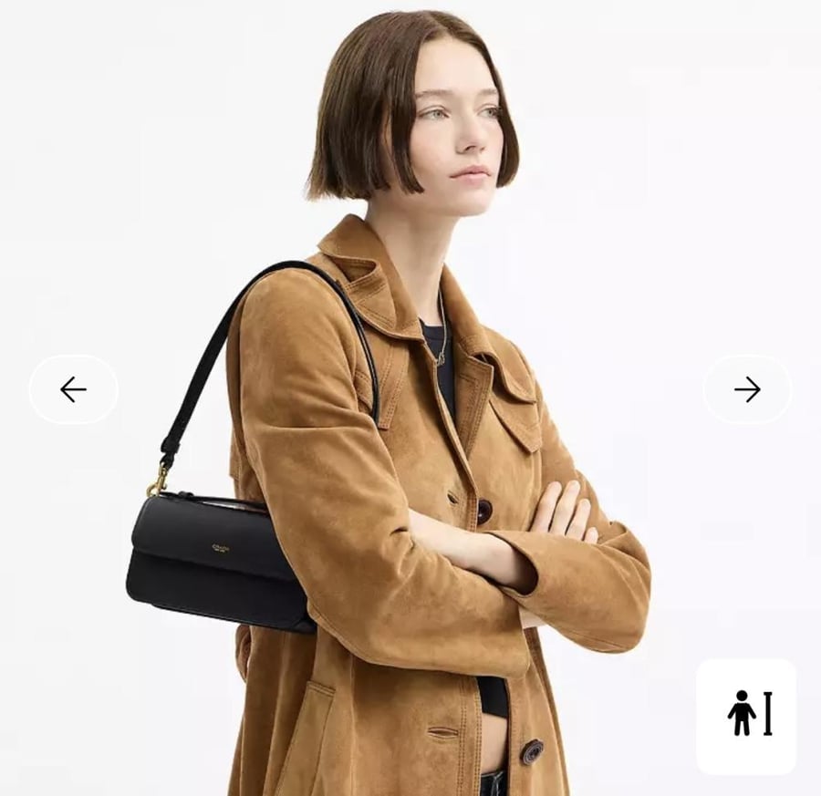 حقيبه كوتش New York Elora Top Handle Crossbody Bag