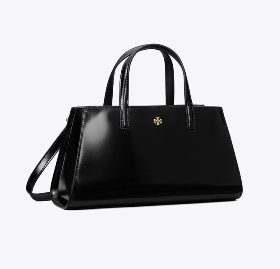 حقيبه توري بورش MINI PATENT LEATHER TOTE