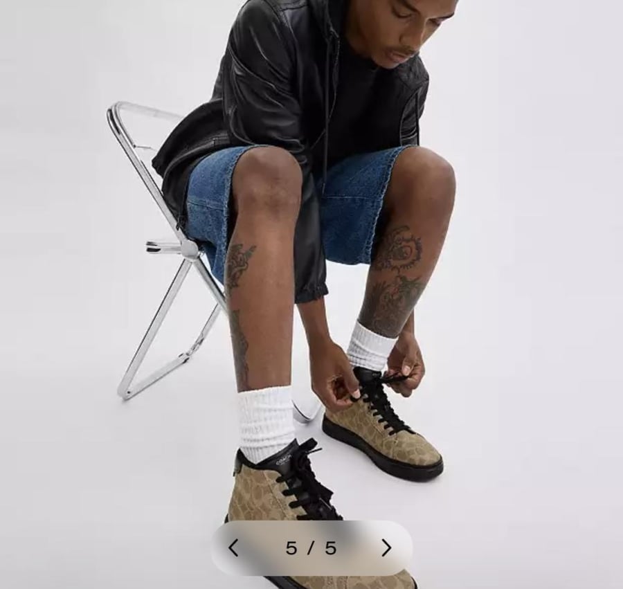 حذاء رجالي كوتش High Line High Top Sneaker