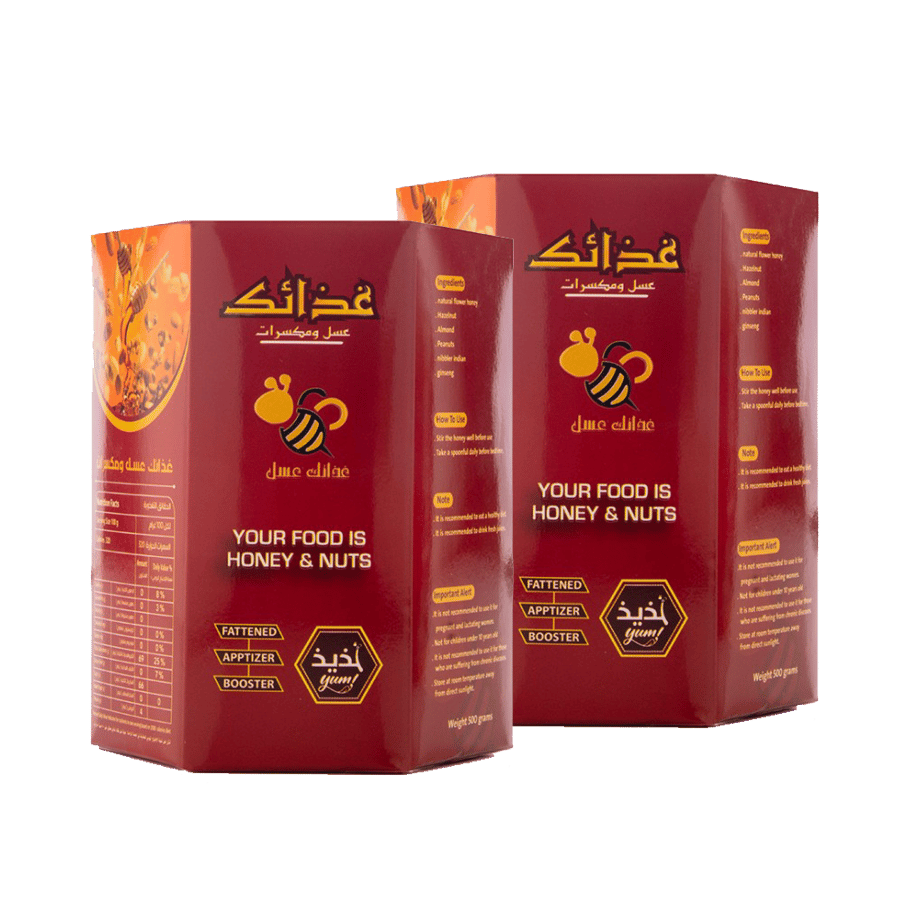 بكج عسل غذائك بالمكسرات للتسمين