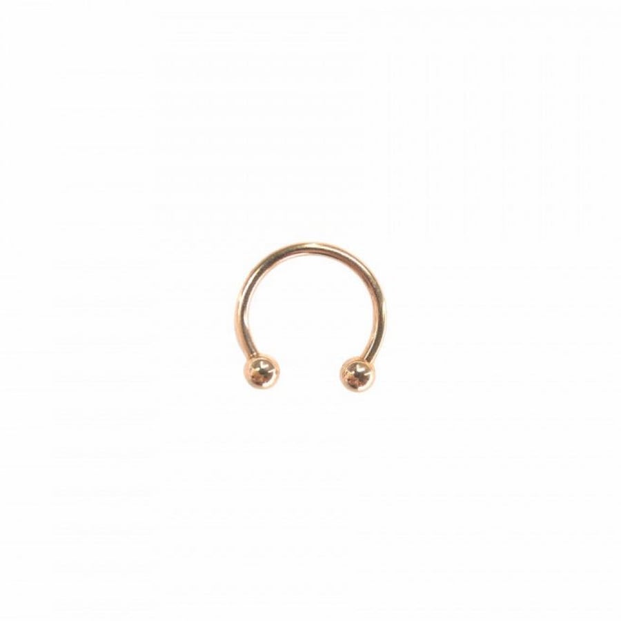 16g Rose Gold Horseshoe