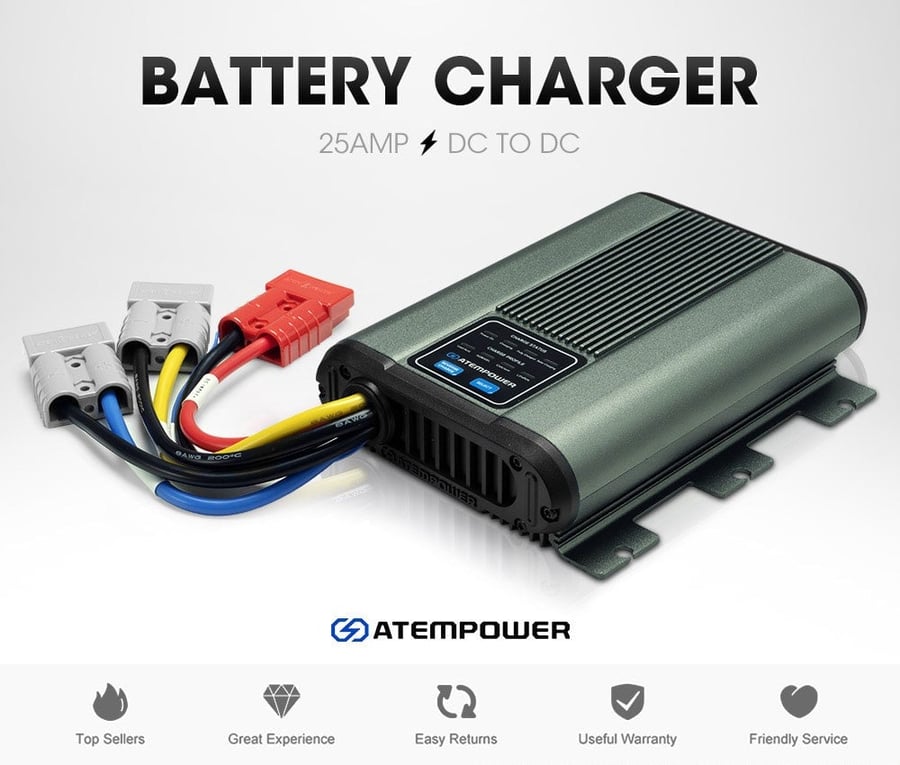 منظم شحن بطارية إحتياطية 25 أمبير  من شركة ATEMPOWER اتيم