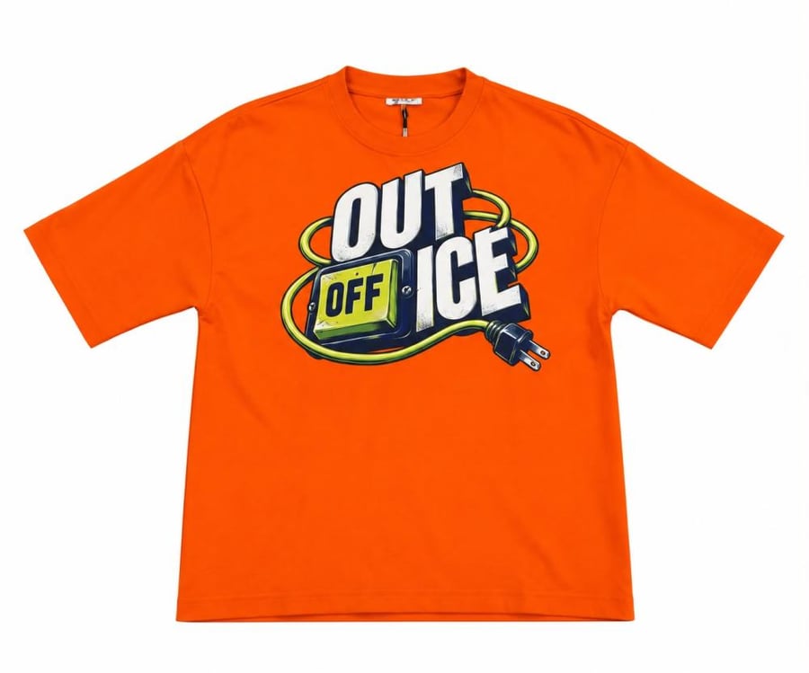تيشيرت over size orange بعلامة Definition