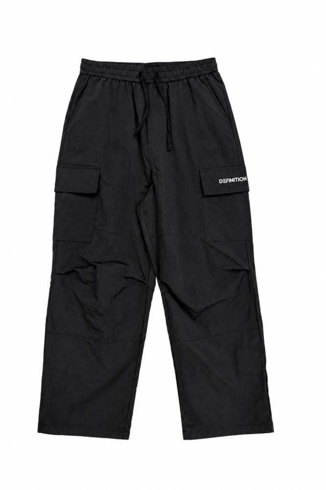 Pants parachut black over size
