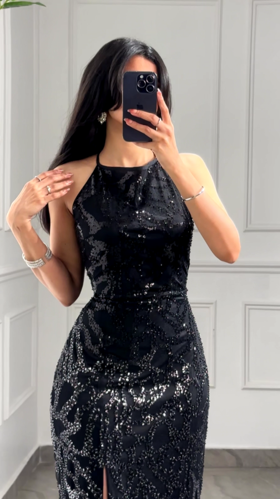 فستان سهره شك اسود