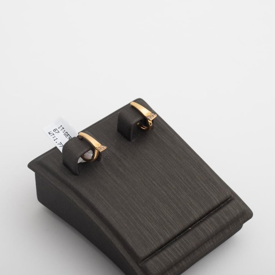 حلق دائري 18k