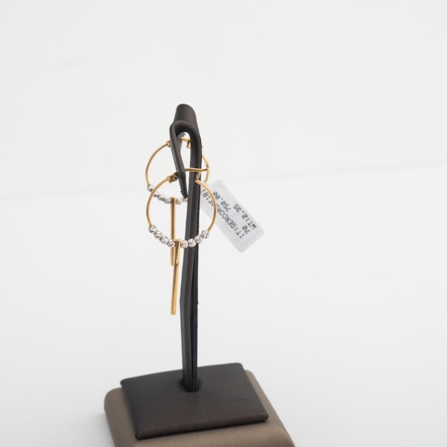 حلق دائري 18k