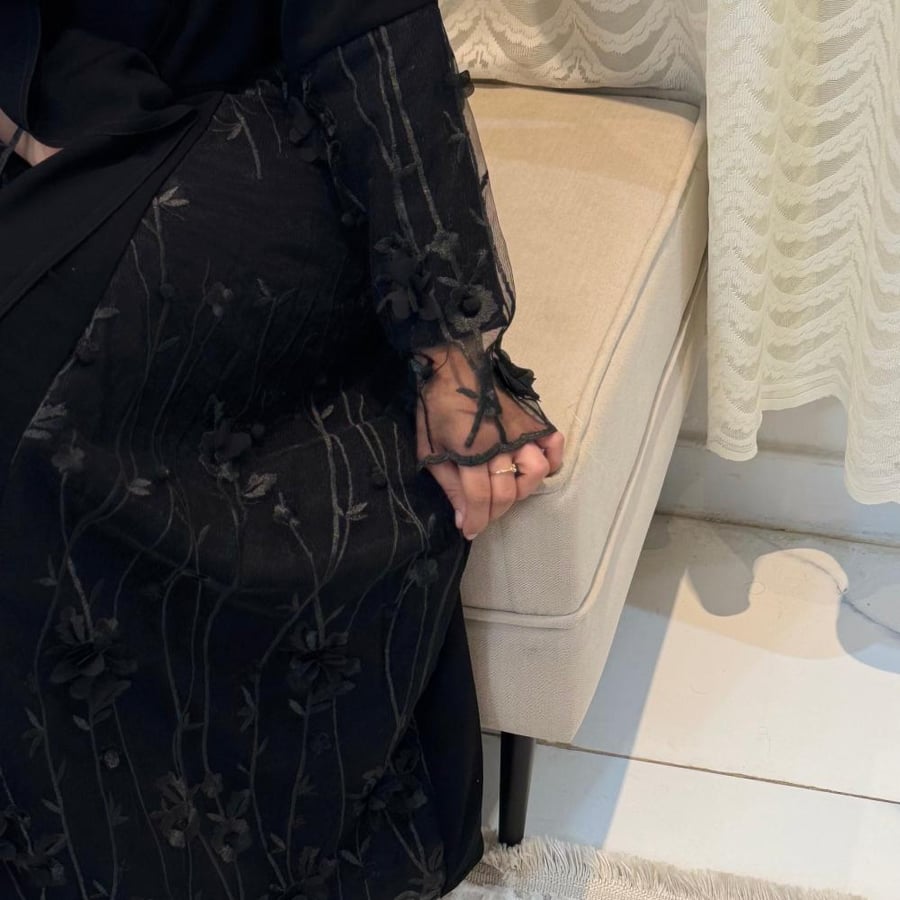 Pink abaya
