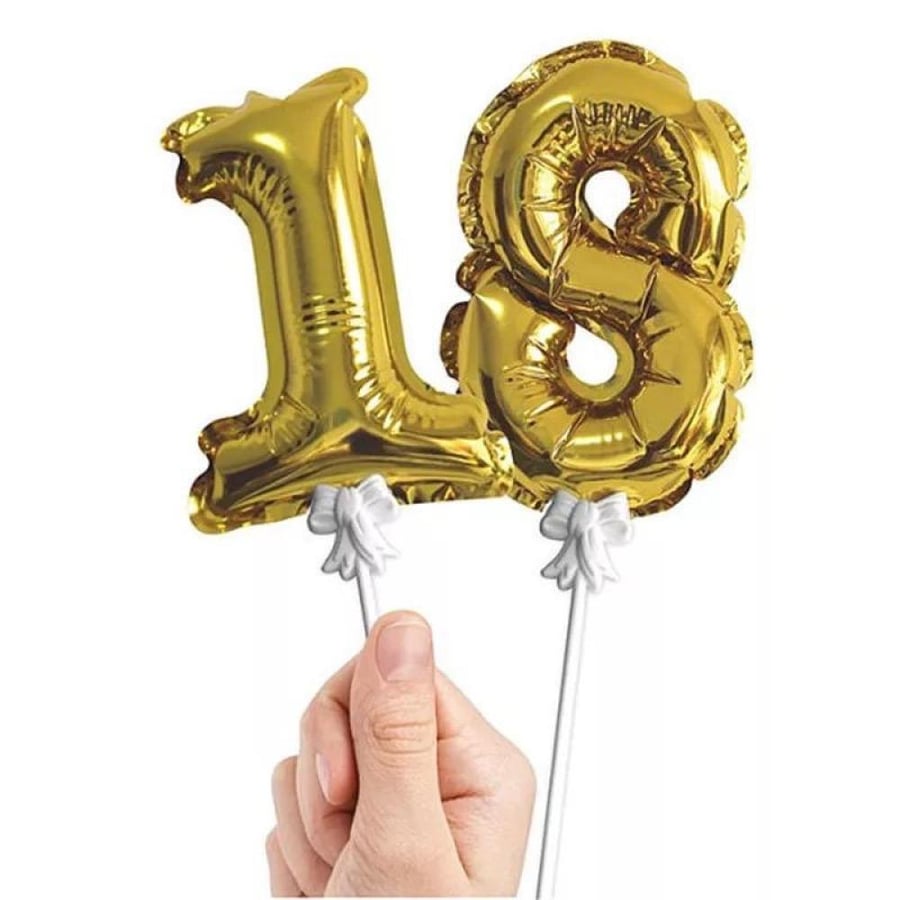 Cake decoration balloon or flower 5 inch - number 4