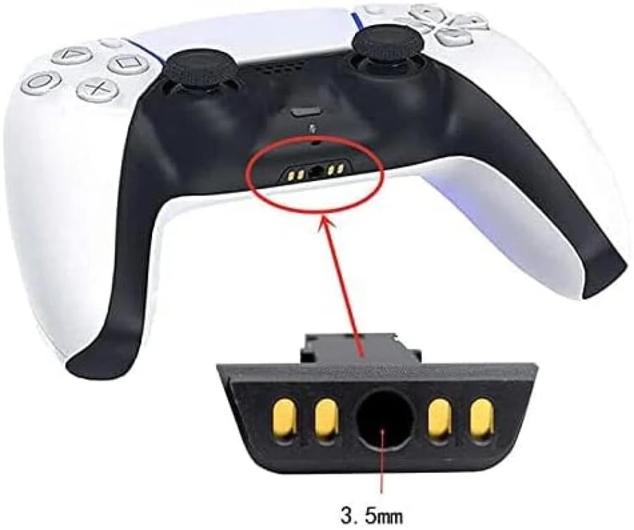 PlayStation 5 controller headset entrance