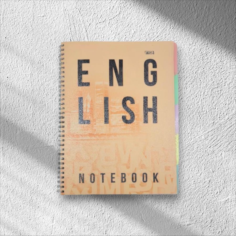 دفتر انجليزي A4 ١٠٠ ورقه