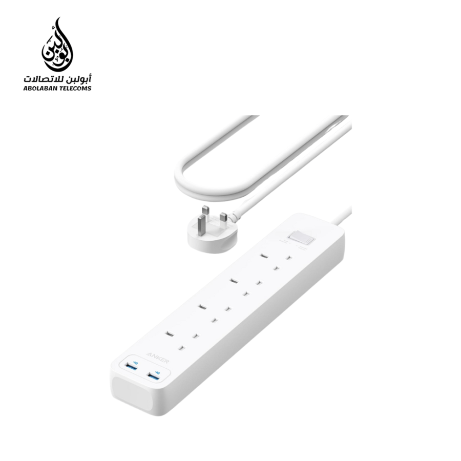 توصيلة أنكر  منافذ طاقة ومنافذ USB-A