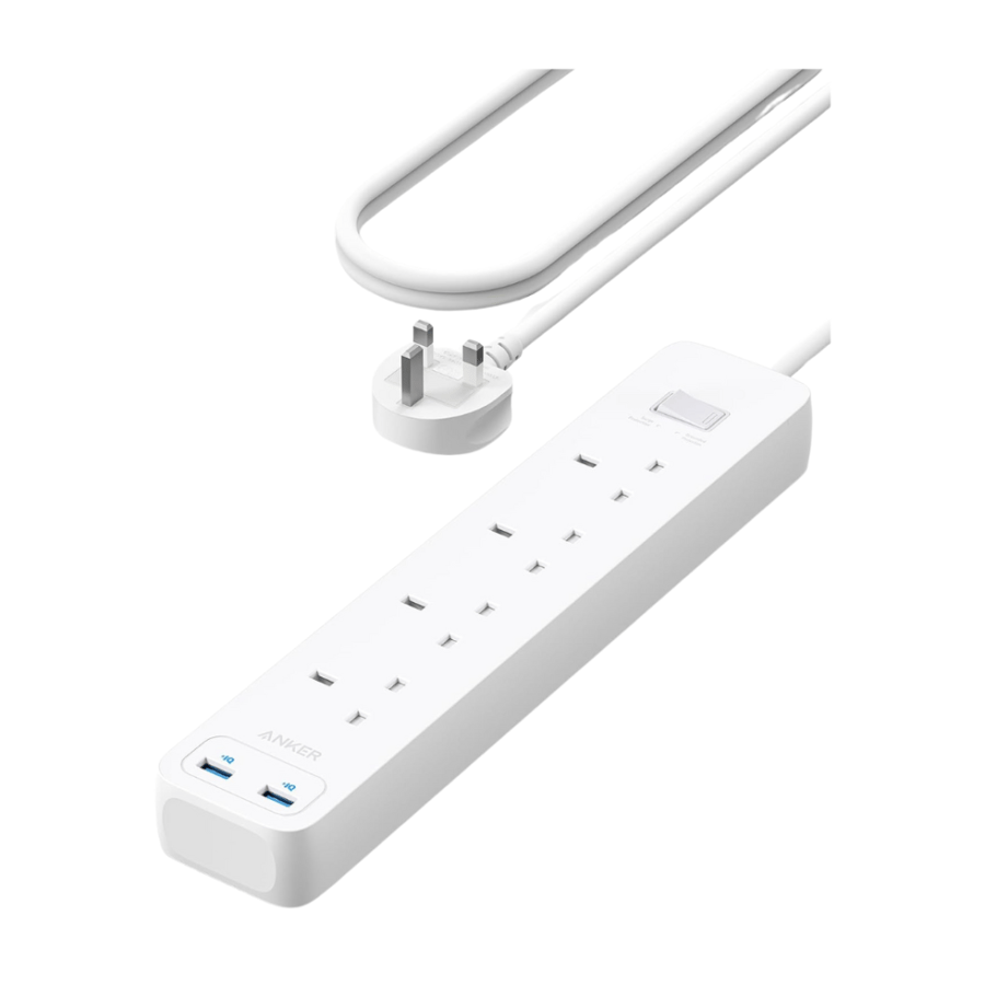 توصيلة أنكر  منافذ طاقة ومنافذ USB-A