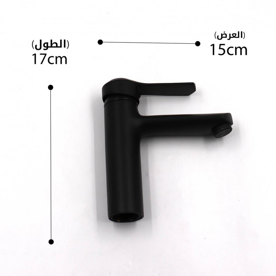 خلاط مغسلة اسود