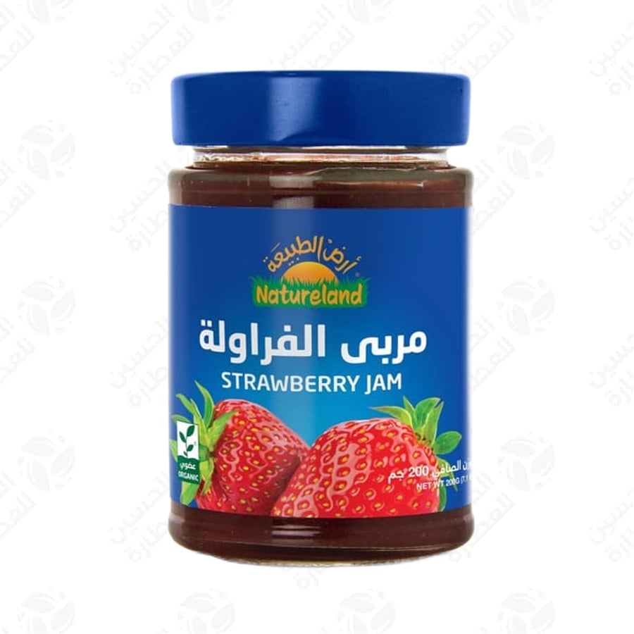 مربى فراولة ارض الطبيعة 200 جرام