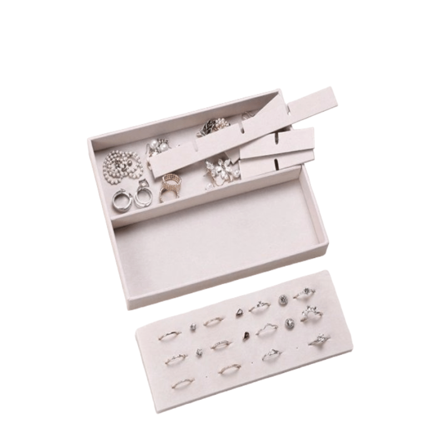 Jewelry and accessories leather organizer bag