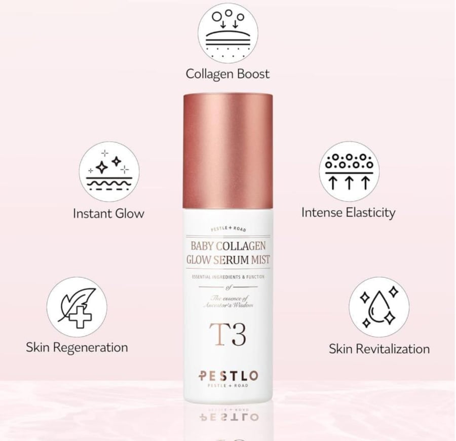 T3 Baby Collagen Glow Nourishing Serum Spray from Bestlo - 50 ml