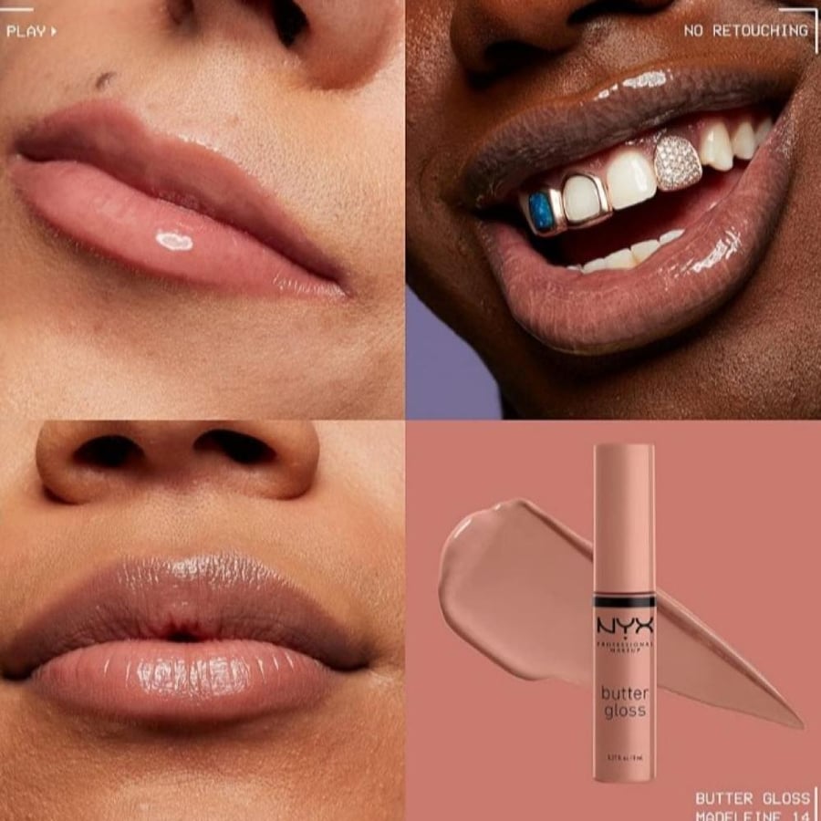 NYX ملمّع شفاه باتر جلوس – 14 Madeleine