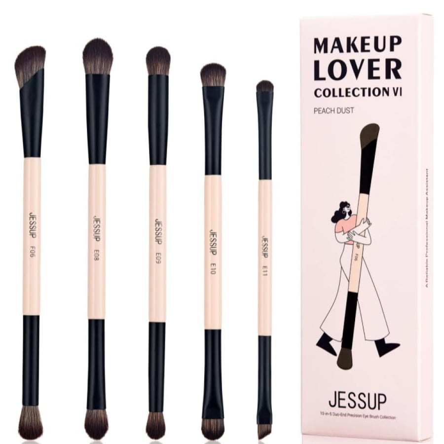 Double-sided makeup brush set from Geesop - 5 pieces T509