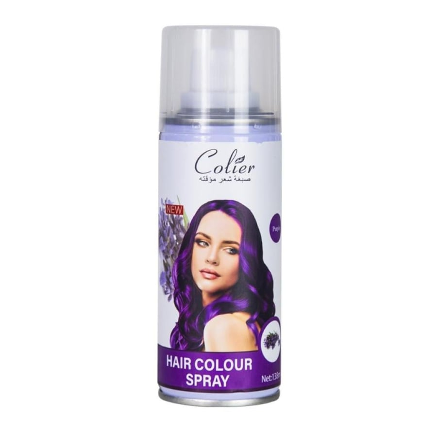 بخاخ صبغة شعر مؤقته من كولير -138مل Purple