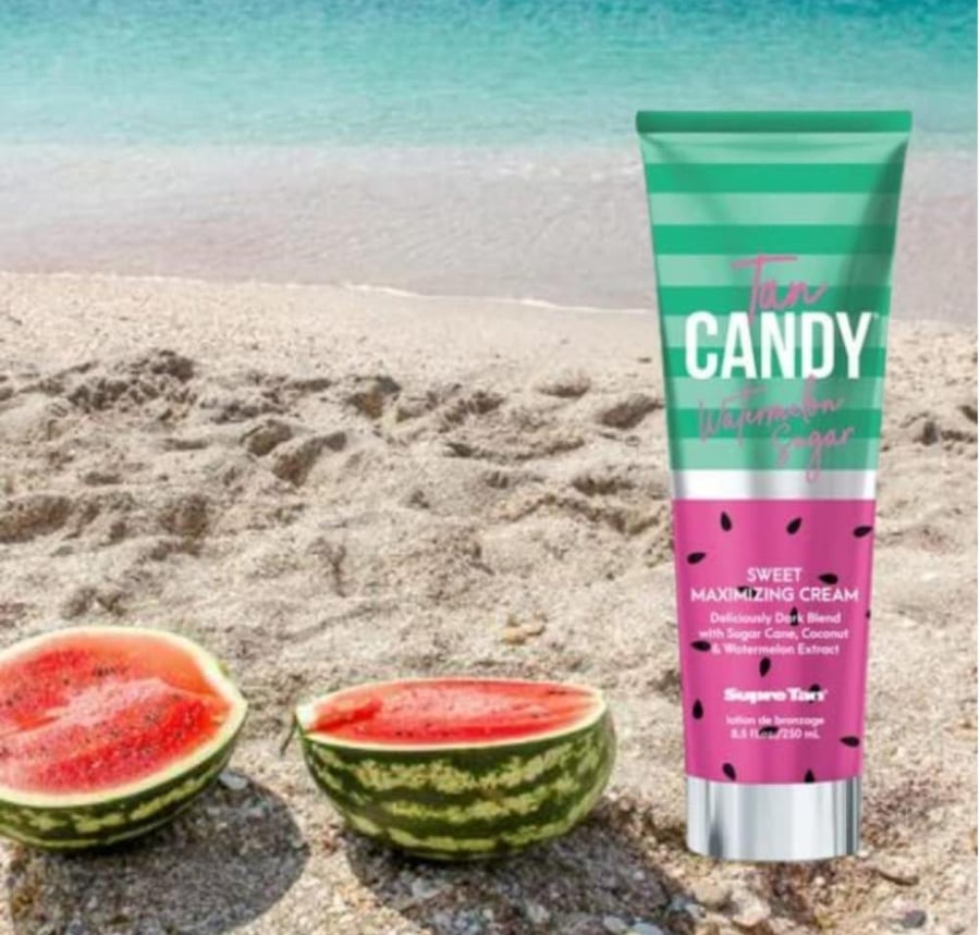 Skin tanning cream candy watermelon and sugar from Super Tan - 235 ml