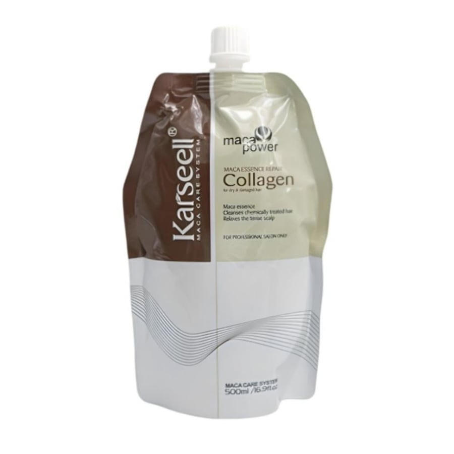 Carisil Hair Mask Maca Essence with Collagen for repairing dry and damaged hair - 500 ml