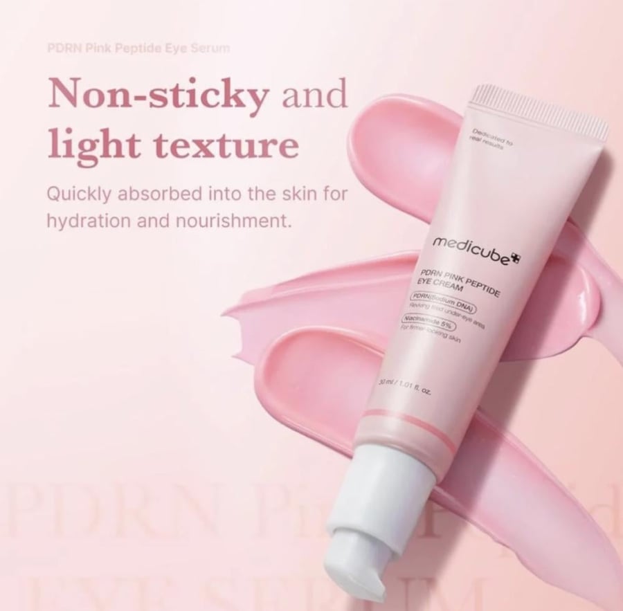 كريم العين بالببتيد الوردي والسلمون من ميديكيوب - 30 مل