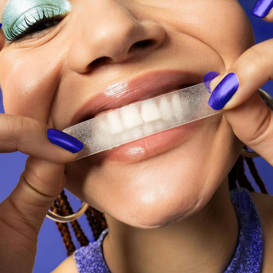 لصقات تبييض الاسنان بنكهة المانجو من بوب - 7قطعة