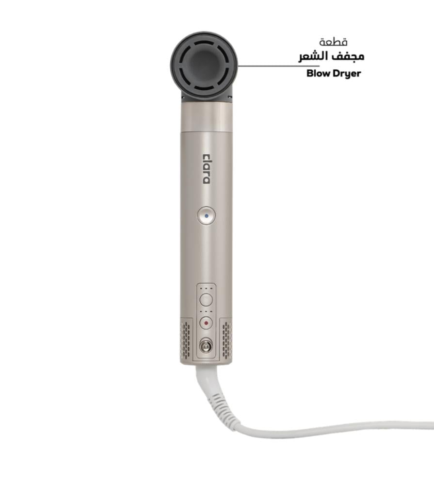 كلارا جهاز تصفيف أنواع الشعر مثالي لعمل تموجات احترافية وتسريحات شعر رائعة - 6 قطع