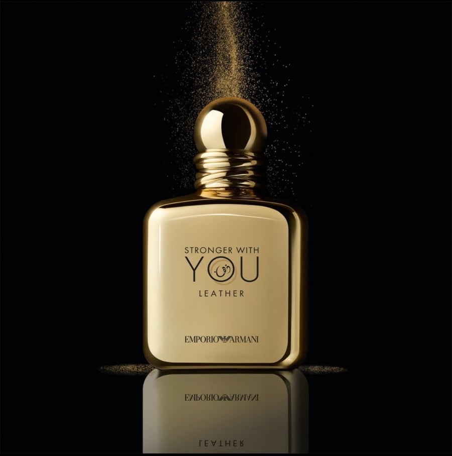 عطر امبوريو ارماني سترونجر ويذ يو ليذر او دو بارفيوم 100مل