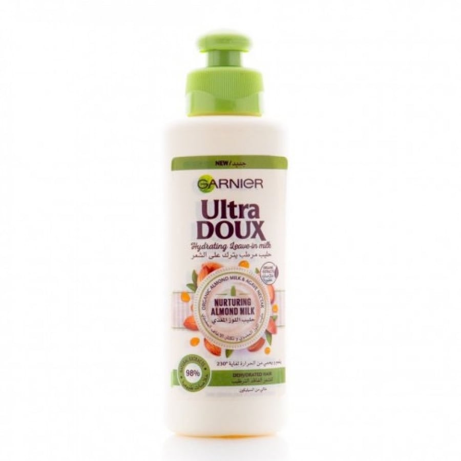 غارنييه - الترا دو حليب مرطب يترك على الشعر بحليب اللوز - 200 مل