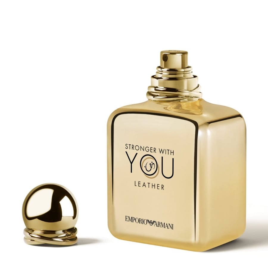 عطر امبوريو ارماني سترونجر ويذ يو ليذر او دو بارفيوم 100مل