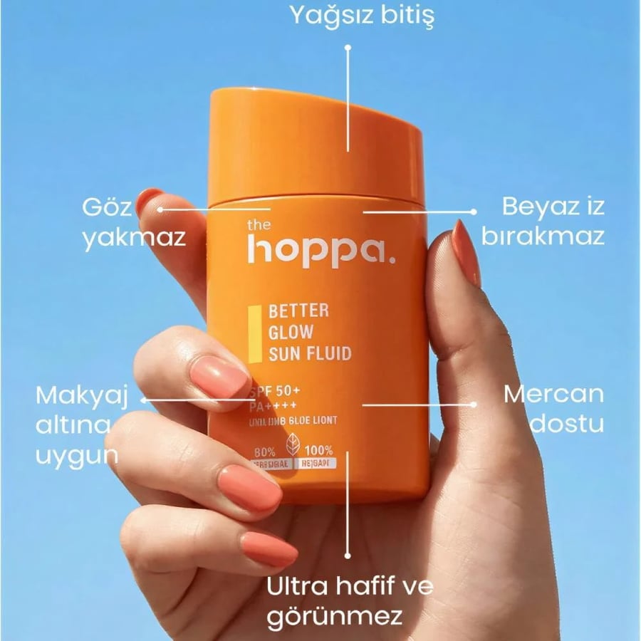 واقي شمس سائل بيتر قلو لجميع أنواع البشرة من ذا هوبا - +SPF50