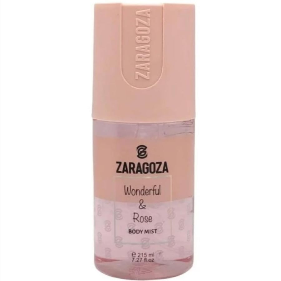 بخاخ معطر الجسم وندرفل روز للنساء من زاراقوزا – 215 مل