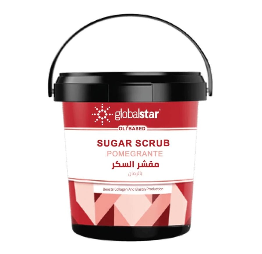 مقشر السكر بالرمان من جلوبال ستار - 600 جم