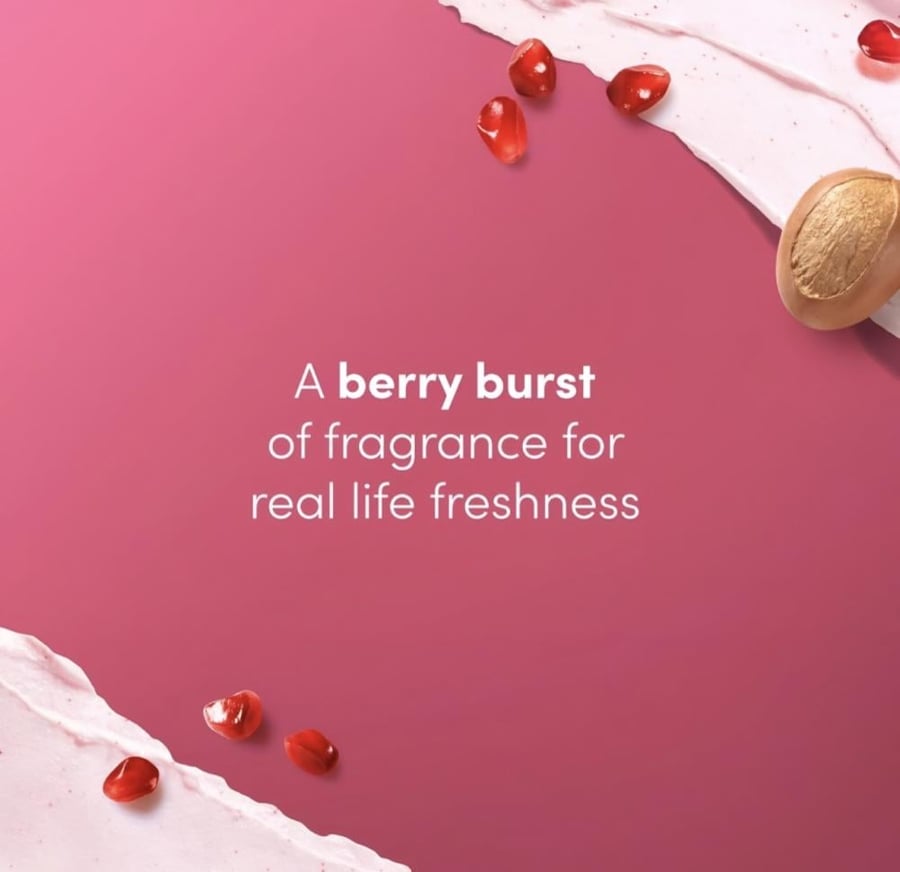 Dove body scrub 425 grams with pomegranate seed extract and shea butter