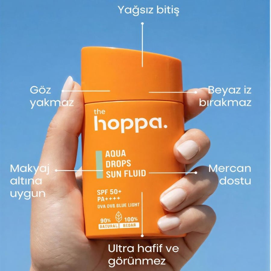 واقي شمس سائل أكوا دروبس للبشرة الجافة من ذا هوبا - +SPF50