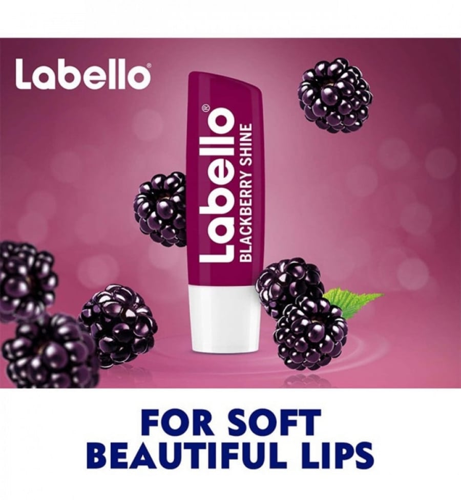 Blackberry Shine Lip Balm from Labello 5.5ml