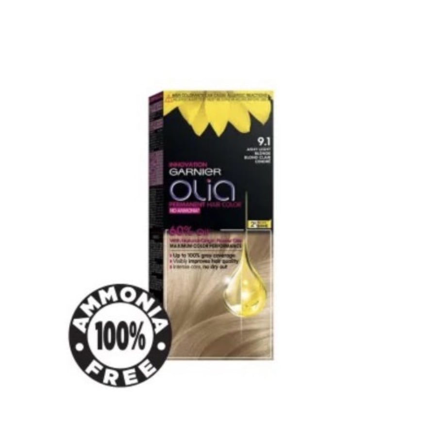 Garnier hair dye Olia 9.1 ash light blonde