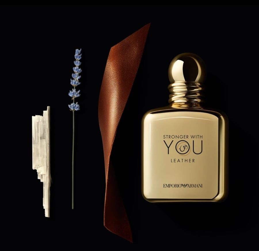 عطر امبوريو ارماني سترونجر ويذ يو ليذر او دو بارفيوم 100مل