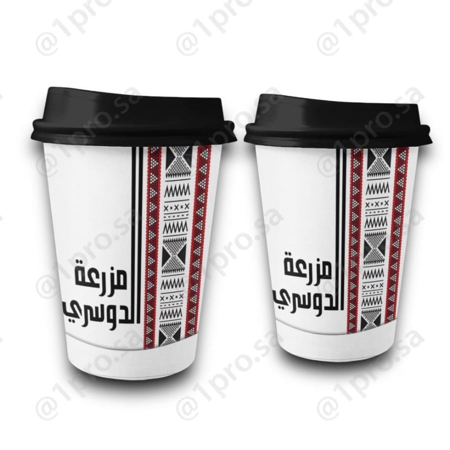 اكواب  مع اضافه الاسم 12كوب