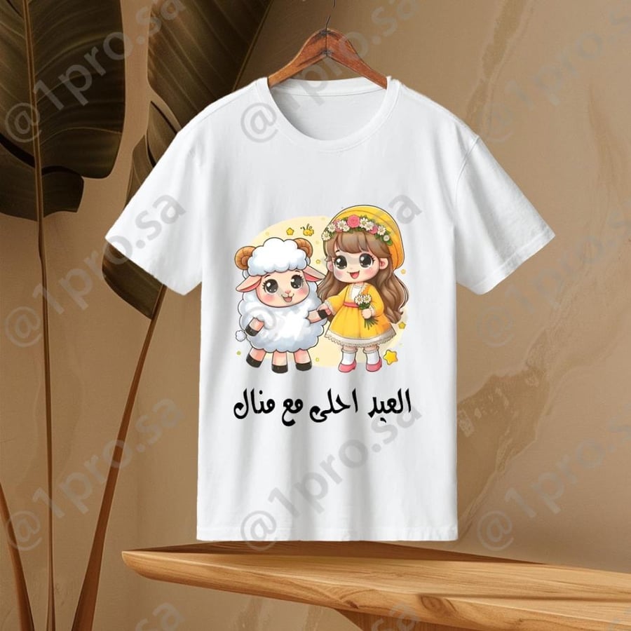 تيشيرت العيد مع اضافه الاسم