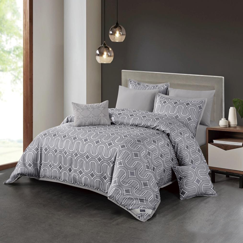 Double cotton jacquard bedspread 7 pieces (1753)