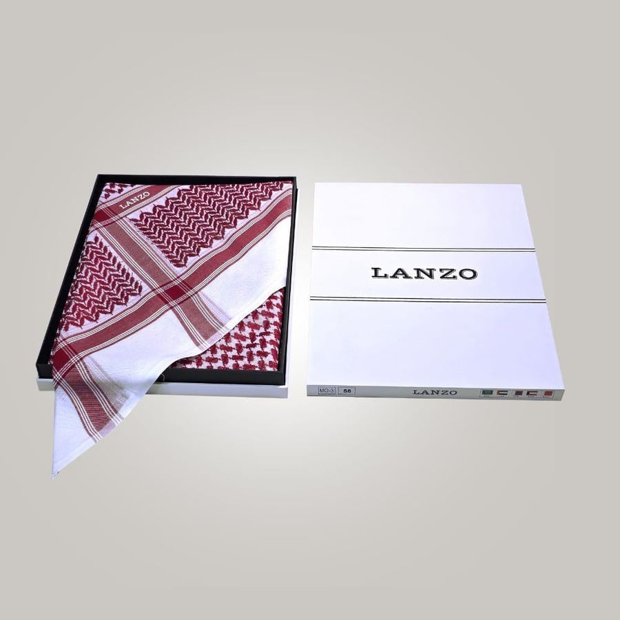 شماغ LANZO سوبر رجالي تصميم فاخر وجودة عالية لراحة وأناقة لا مثيل له