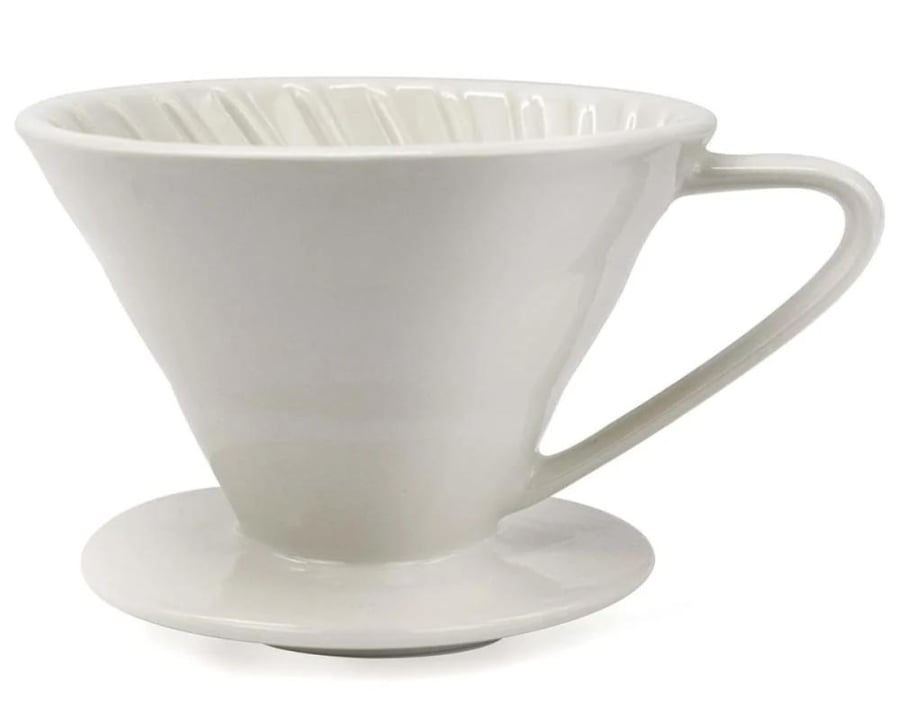 V60 Ceramic White Glossy Funnel Size 02