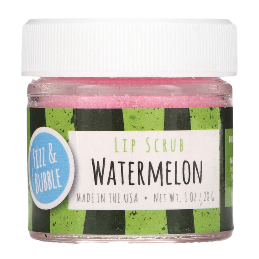 Watermelon-flavored lip scrub from Viz and Bubble