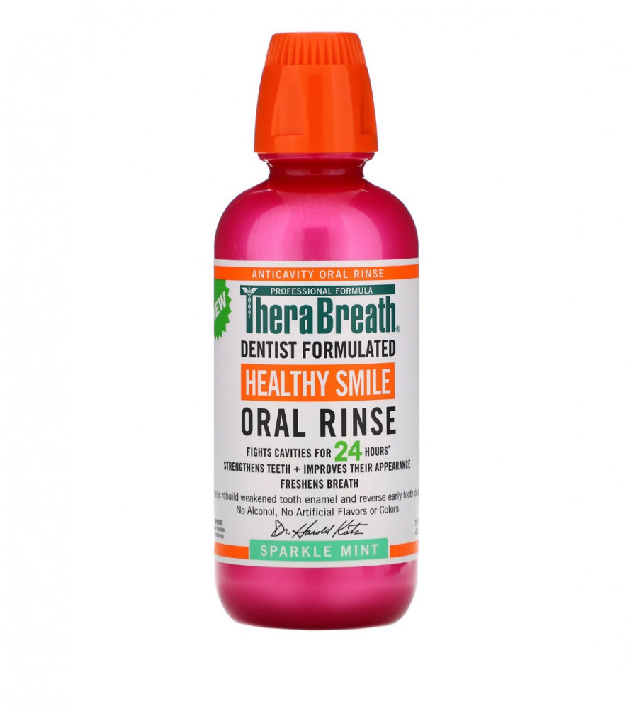 Mouthwash and fresh breath cleanser with refreshing mint (473) ml