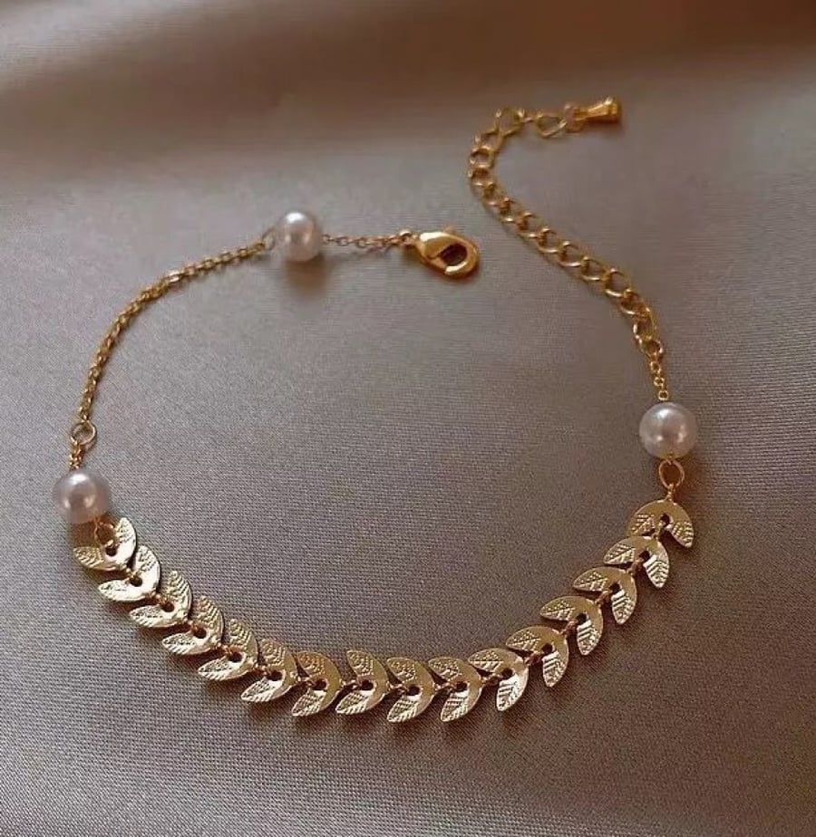 Golden plated bracelet